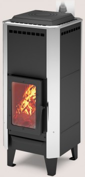 Отопительная печь-камин Теплодар Вертикаль металлика Отопительная печь-камин Теплодар Вертикаль металлика 1