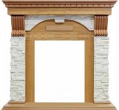 Портал Dimplex Opti-Myst Dublin арочный сланец белый/дуб Портал Dimplex Opti-Myst Dublin арочный сланец белый/дуб 1