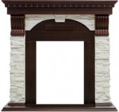 Портал Dimplex Opti-Myst Dublin арочный сланец белый/тёмный дуб Портал Dimplex Opti-Myst Dublin арочный сланец белый/тёмный дуб 1