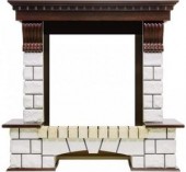 Портал Dimplex Opti-Myst Pierre Luxe тёмный дуб/белый (высота 1050мм) 1