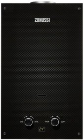 Газовый проточный водонагреватель Zanussi GWH 10 Fonte Glass Carbon Газовый проточный водонагреватель Zanussi GWH 10 Fonte Glass Carbon 1