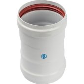 Элемент дымохода STOUT соединительный адаптер внутренний для труб ?80  п/п (групповая упаковка 100 шт) с лого SCA-0080-010135 1