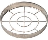 Элемент дымохода STOUT решетка из нержавеющей стали ?80 для воздухоподводящей трубы SCA-0080-010003 1