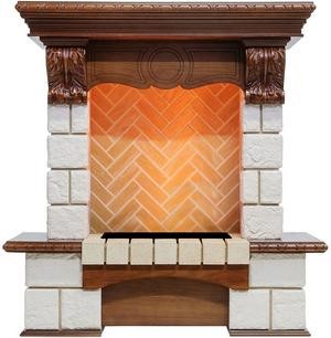 Портал Dimplex Opti-Myst Pierre Luxe дуб/шампань (высота 975мм) 100