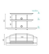 Стойка для ТВ и аппаратуры MD535 Стойка для ТВ и аппаратуры MD535 1