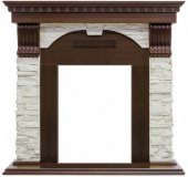 Портал Royal Flame Dublin темный дуб/арочный сланец белый Портал Royal Flame Dublin темный дуб/арочный сланец белый 1