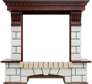 Портал Dimplex Opti-Myst Pierre Luxe (Albany) тёмный дуб/белый (высота 1040мм) Портал Dimplex Opti-Myst Pierre Luxe (Albany) тёмный дуб/белый (высота 1040мм) 100
