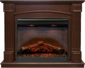 Каминокомплект Dimplex Optiflame Boston тёмный дуб (высота 930мм) с очагом Symphony 26'' DF2608-INT 1