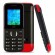 Телефон ZTE R550, черный/красный 1000