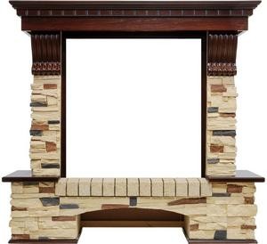 Портал Dimplex Opti-Myst Pierre Luxe (Albany) тёмный дуб/сланец (высота 1040мм) 100