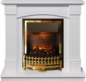 Каминокомплект Dimplex Opti-Myst Boston белый (высота 925см) с очагом Atherton 1