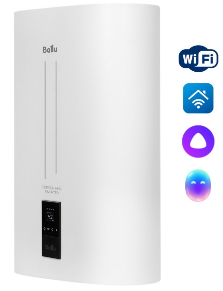 Электрический накопительный водонагреватель Ballu BWH/S 30 Cetrion Inox Inverter 100
