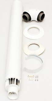 Комплект коаксиальный Ariston Ø60/100 - 1000 мм для горизонтального монтажа 1