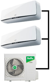 Кондиционер Ballu (мультисплит-система) BSEI-FM-09HN1*2/B2OI-FM-16HN1 Кондиционер Ballu (мультисплит-система) BSEI-FM-09HN1*2/B2OI-FM-16HN1 1